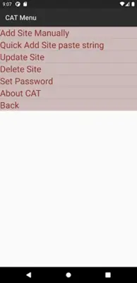 CAT Security android App screenshot 2